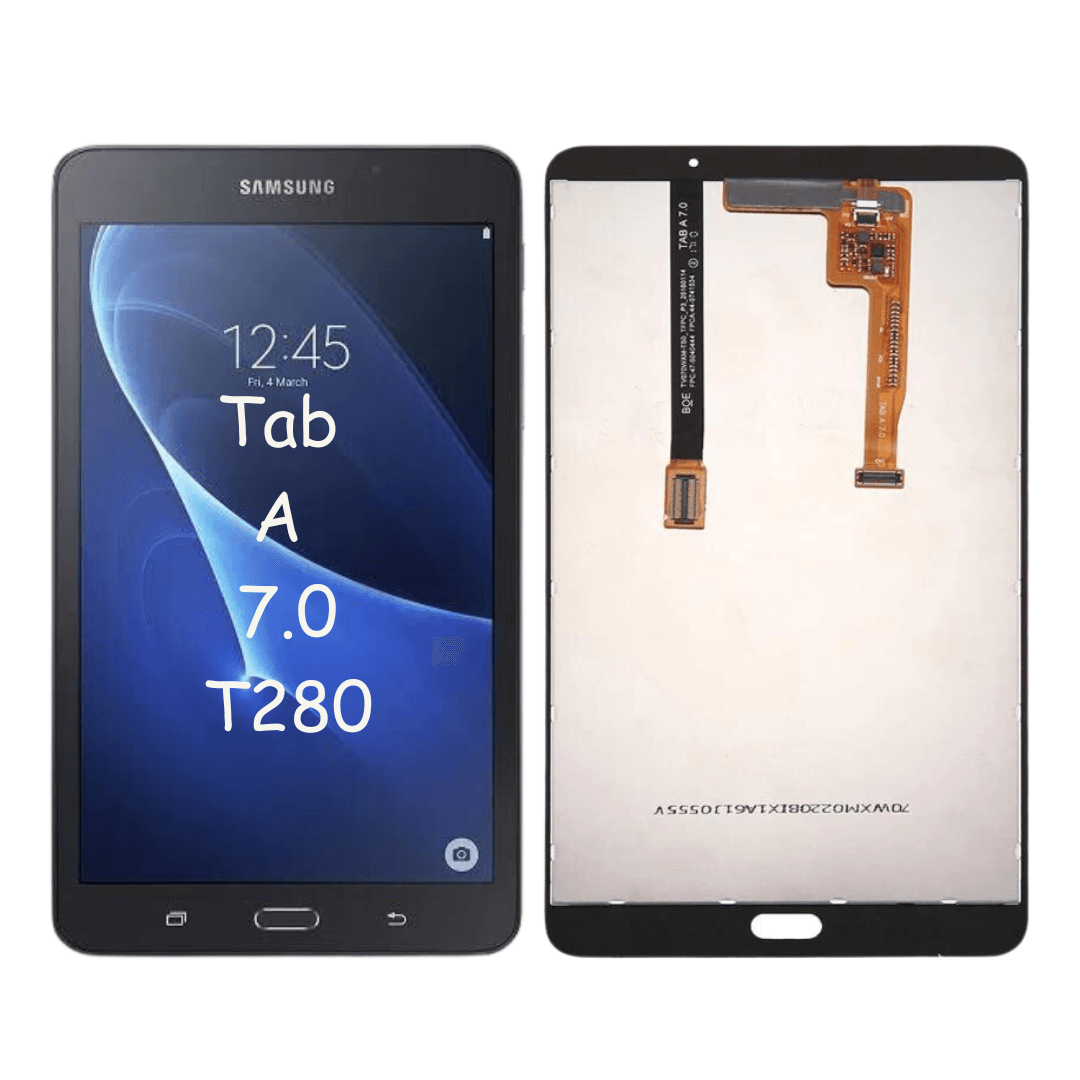 LCD Screen with Digitizer Full Assembly for Samsung Galaxy Tab A 7.0 (2016) (WiFi Version) / T280 (Black) - Best Cell Phone Parts Distributor in Canada, Parts Source LCD Screen with Digitizer Full Assembly for Samsung Galaxy Tab A 7.0 (2016) (WiFi Version) / T280 (Black) - Best Cell Phone Parts Distributor in Canada, Parts Source